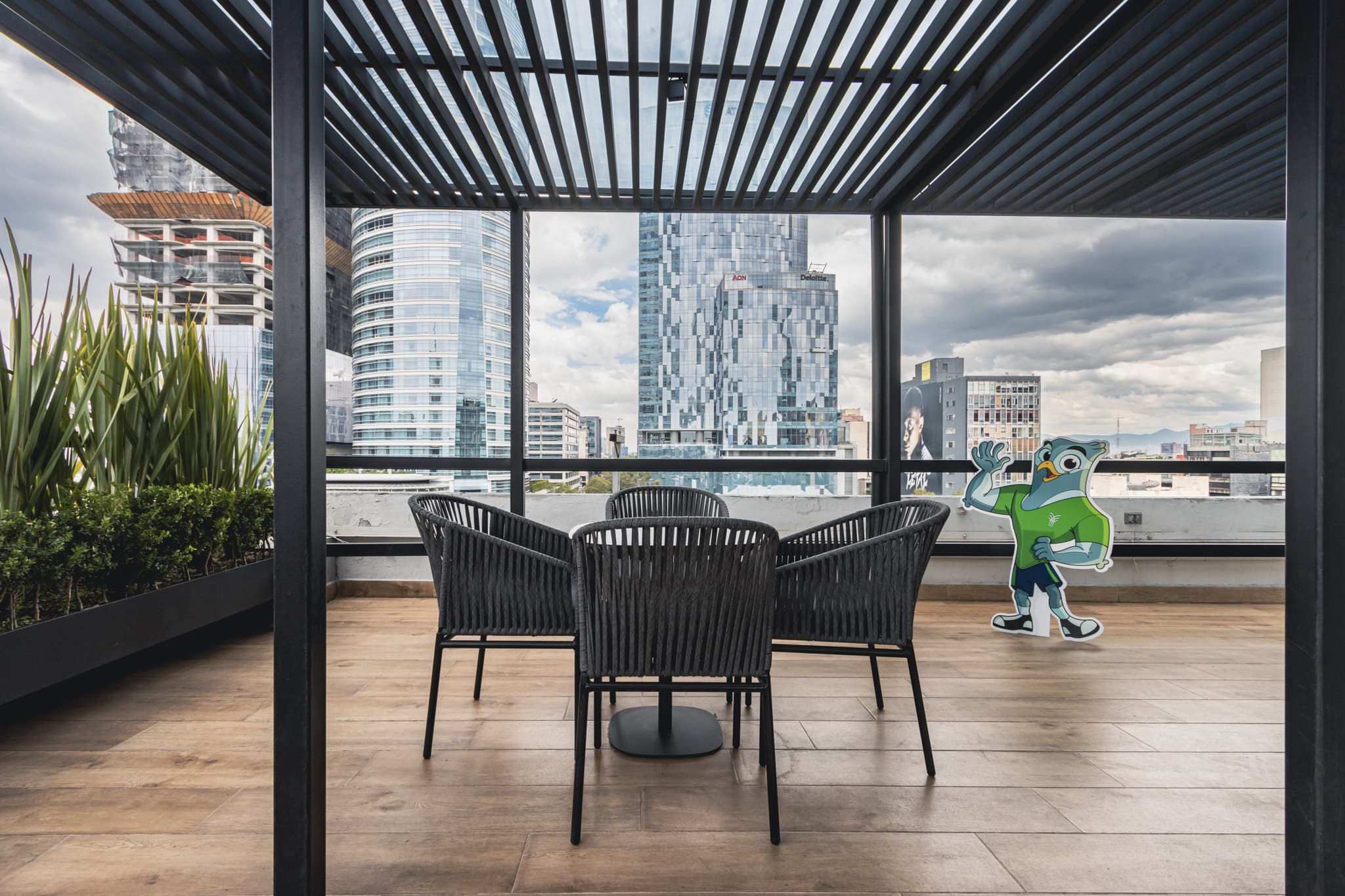 terraza espacio connect reforma